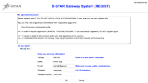 Registrarse en D-STAR – Guia rapida